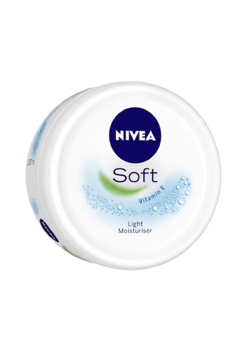 Nivea Soft light moisturizer Cream (100 Ml) (Pack Of 2) - Image 3